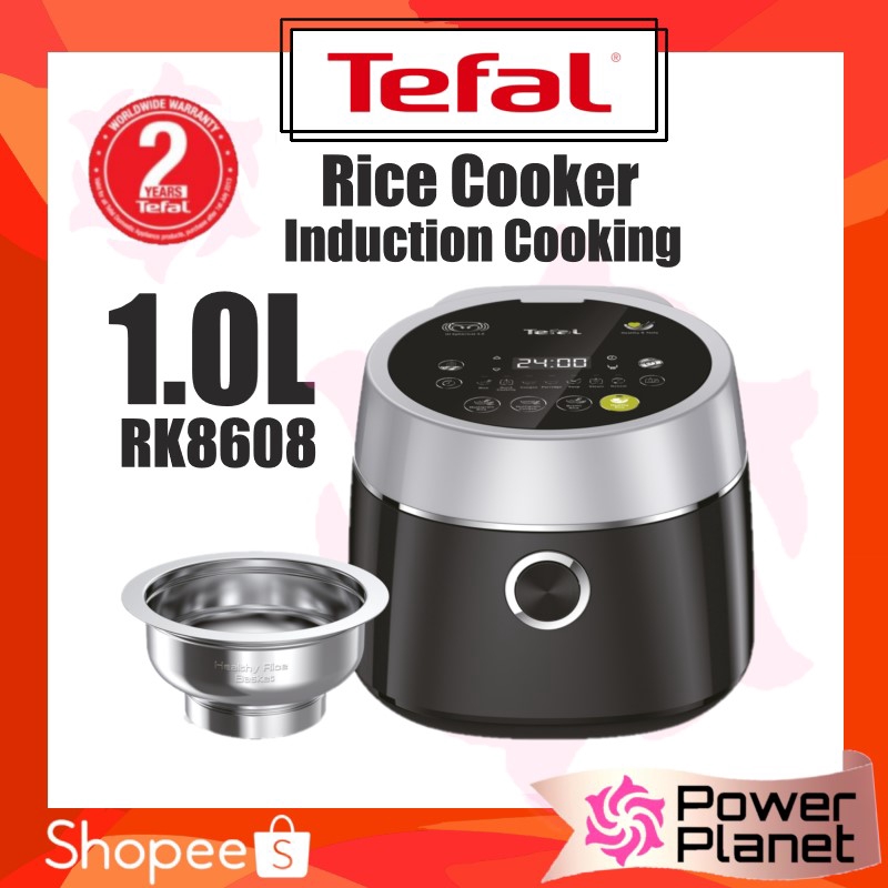 Tefal RK8608 Rice Cooker 1L IH Low Gi Healthy | Shopee Malaysia