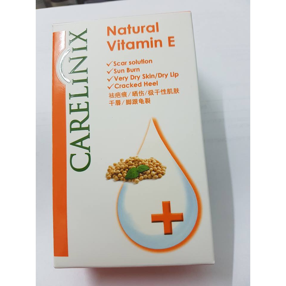 Carelinix Natural Vitamin E 10ml Untuk Parut Scars Exp 03 2024 Shopee Malaysia