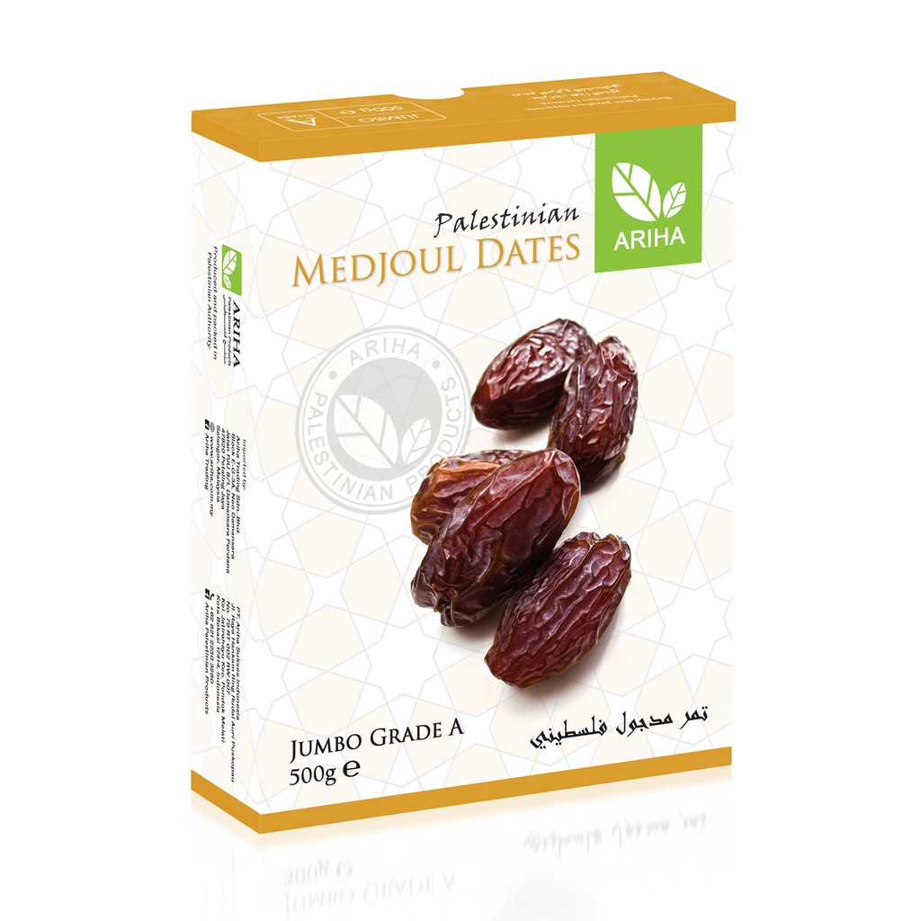 ARIHA 500g Palestinian Medjoul / Medjool Dates (JUMBO) | Shopee Malaysia