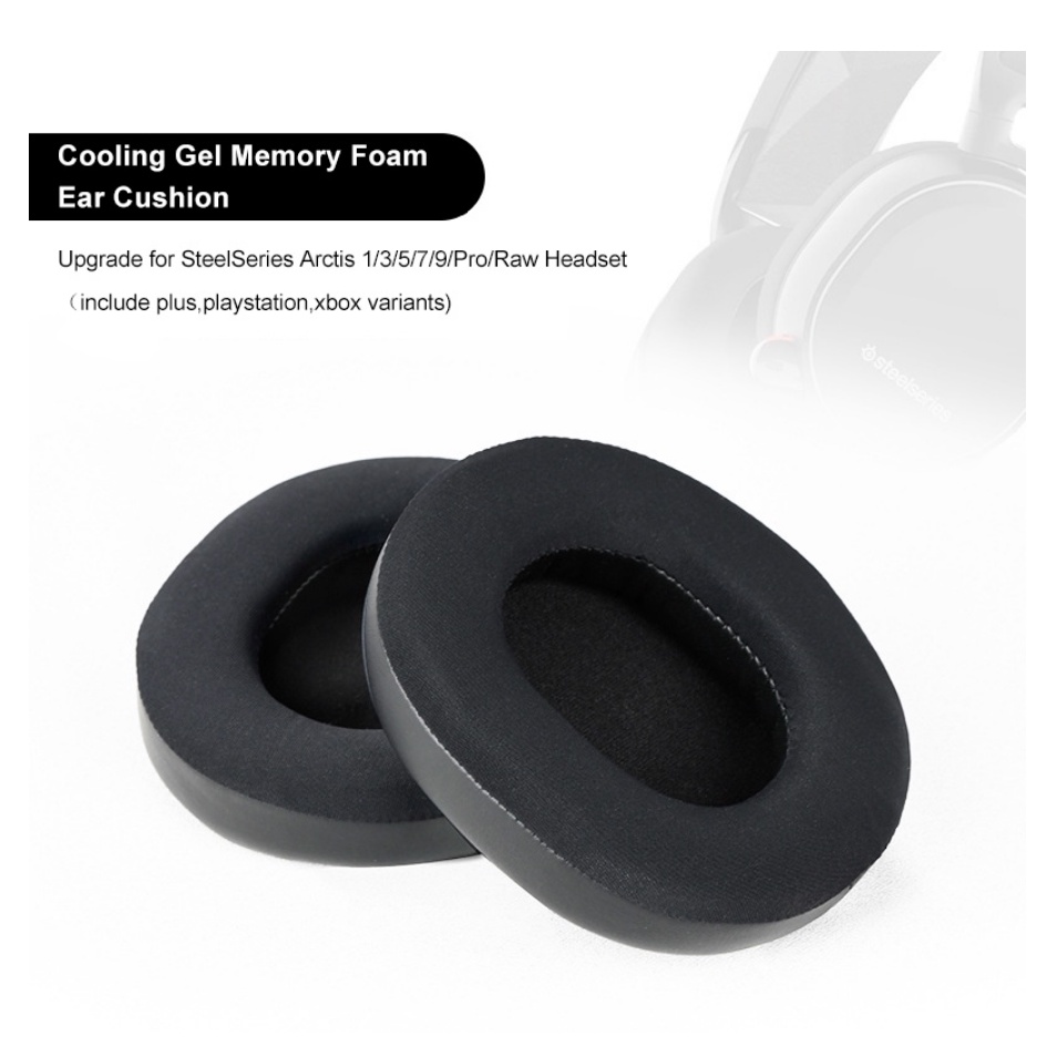 SteelSeries Arctis Headphone Replacement Premium Earpads Cushion for Arctis 3 5 7 7p 7x 9x Ready stock