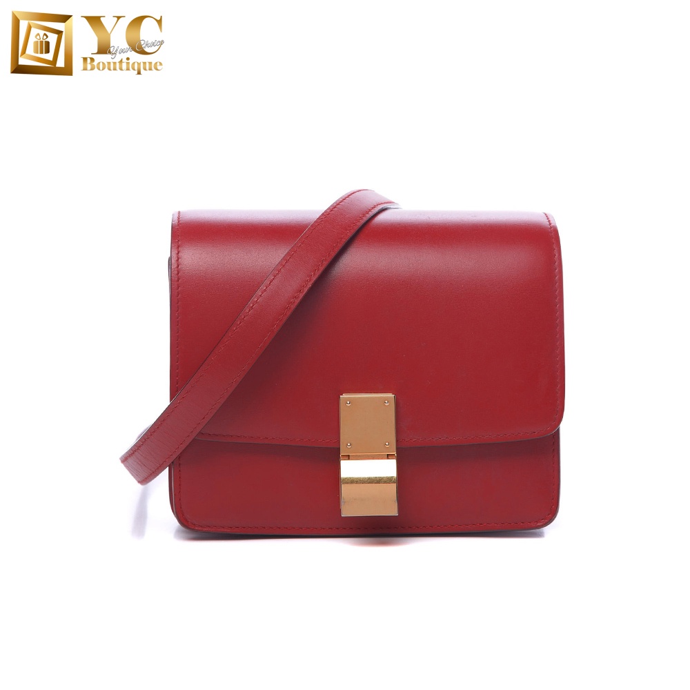 Celine Small Classic Crossbody Bag for Women in Red - 189183DLS-27OR ...