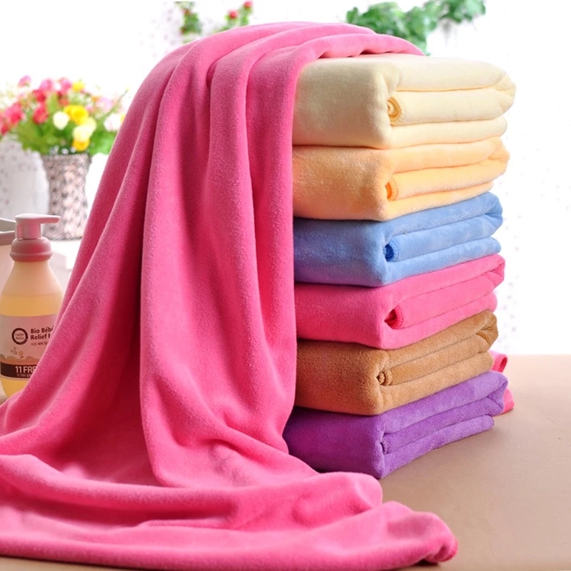 70x140cm Microfiber Absorbent Bath Beach Towels / Washcloth Swimwear Shower Bath towel Cloth / Large Towel Sports Travel Accessories