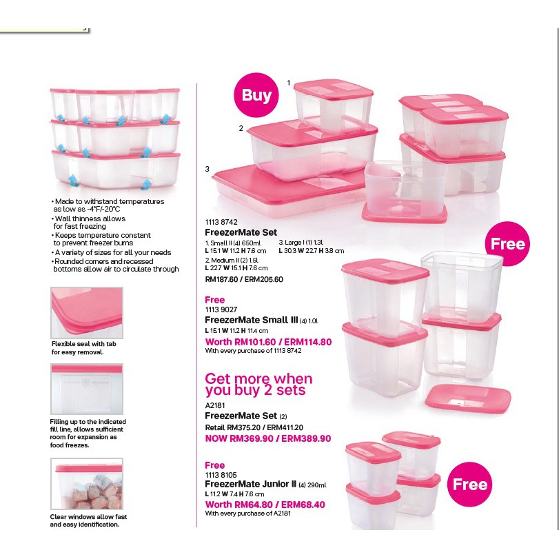 Freezer Mates® PLUS 8-Pc. Starter Set – Tupperware US