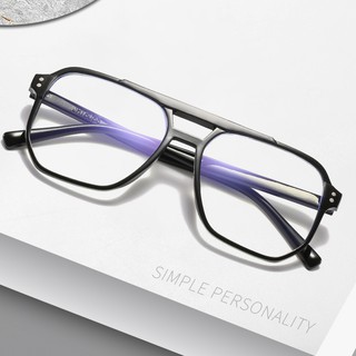 Glasses Polygon Spectacles Frame Plastic Cermin Mata Retro glasses Men/Women Unisex Metal Spec Mata
