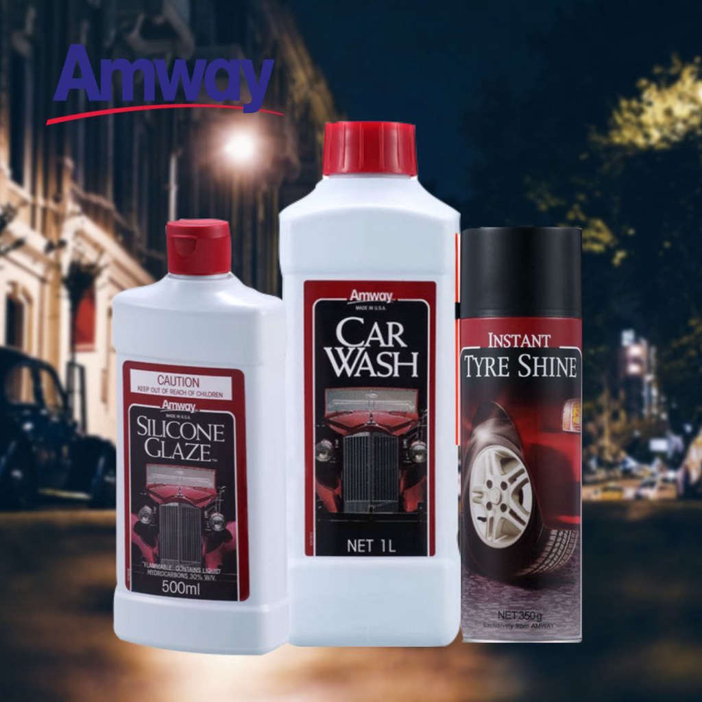 AMWAY CAR WASH, TYRE SHINE AND SILICONE GLAZE Shopee Malaysia