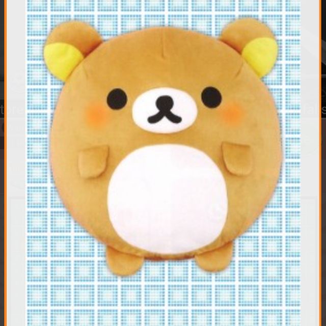 rilakkuma round plush