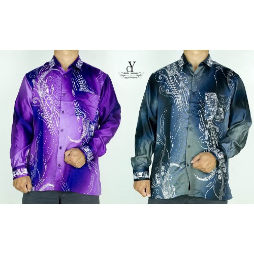 Baju Batik Lelaki Plus Size