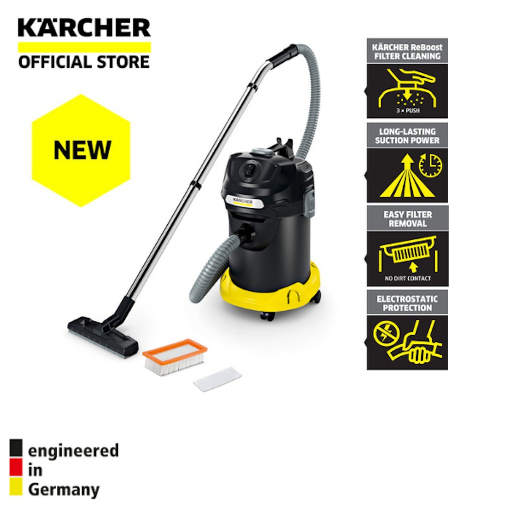 Karcher Ash Vacuum AD 4 Premium 1.629731.0 Shopee Malaysia