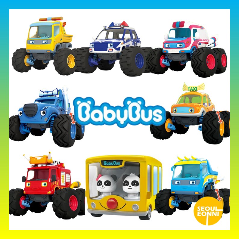 [BABYBUS] Babybus Monster Toy / Babybus Car Toy / Baby Bus Toy / Fire