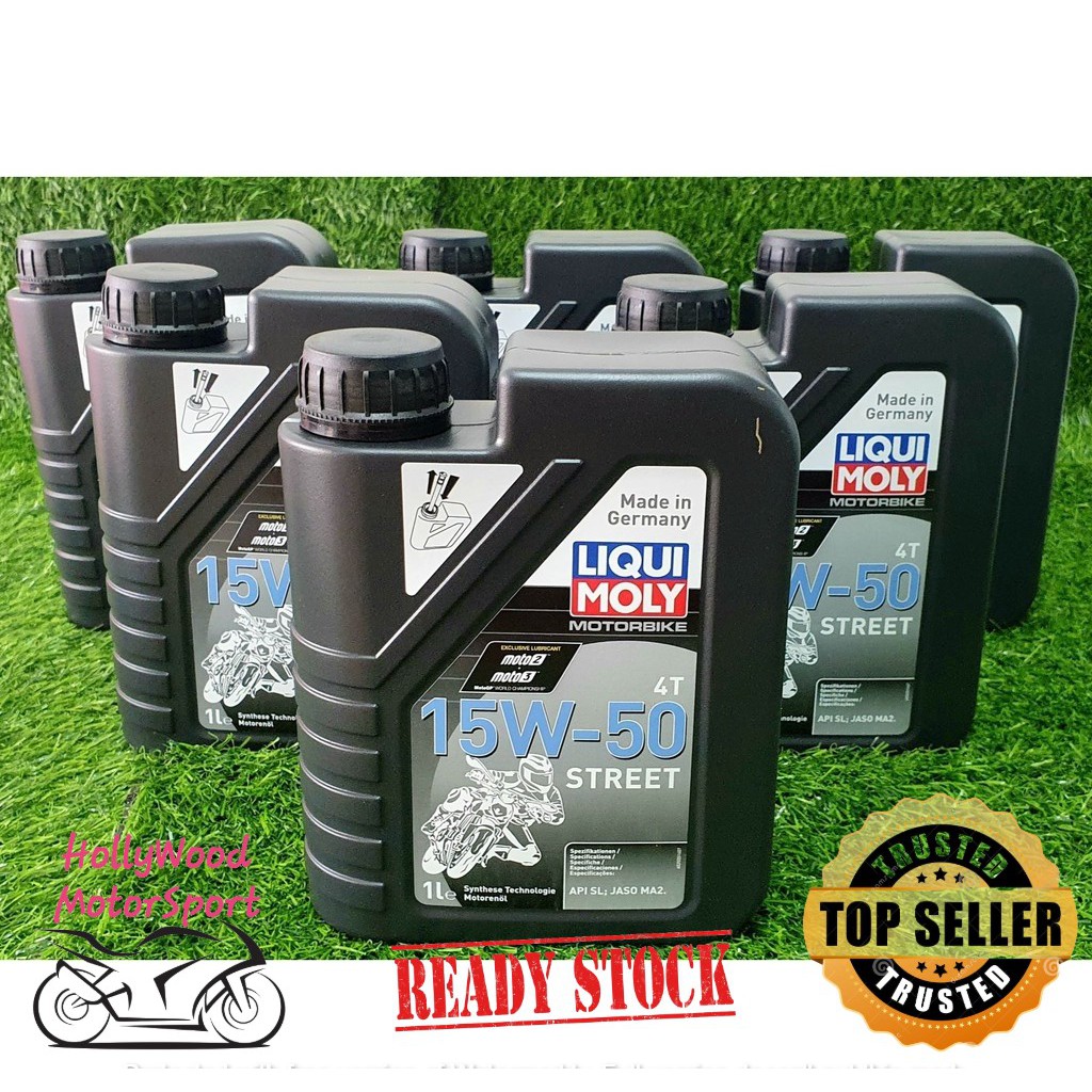 "BERANI JAMIN ORI" LIQUI MOLY 4T MINYAK HITAM 15W50 15W-50 ...