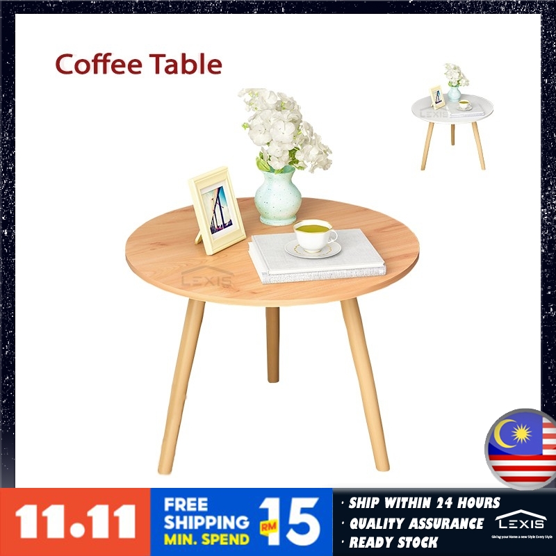 Lexis Multi Sizes Round Triangle Coffee Table Side Table Nordic Modern Style Shopee Malaysia
