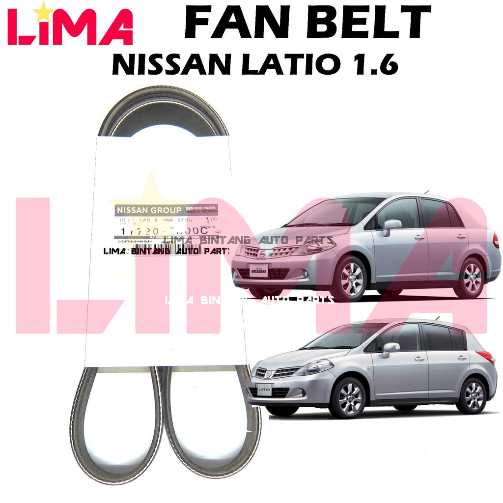 Nissan Latio C11 1 6 Fan Belt V Belt Nissan Original 7pk1140 Shopee Malaysia