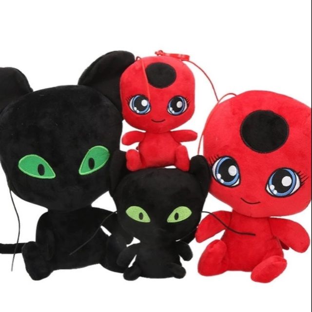 ladybug and cat noir plush toys