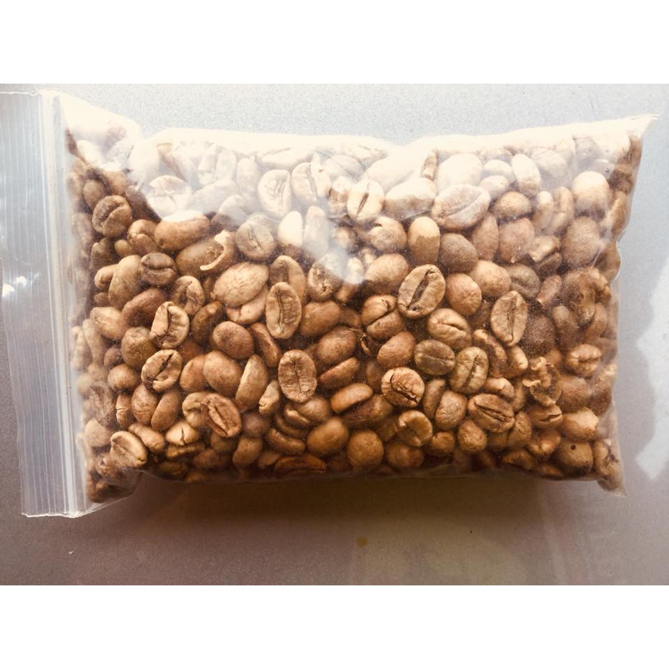 ROBUSTA UNROASTED COFFEE BEAN ( GREEN RAW BEAN ) 200 GRAM x 1 PACK