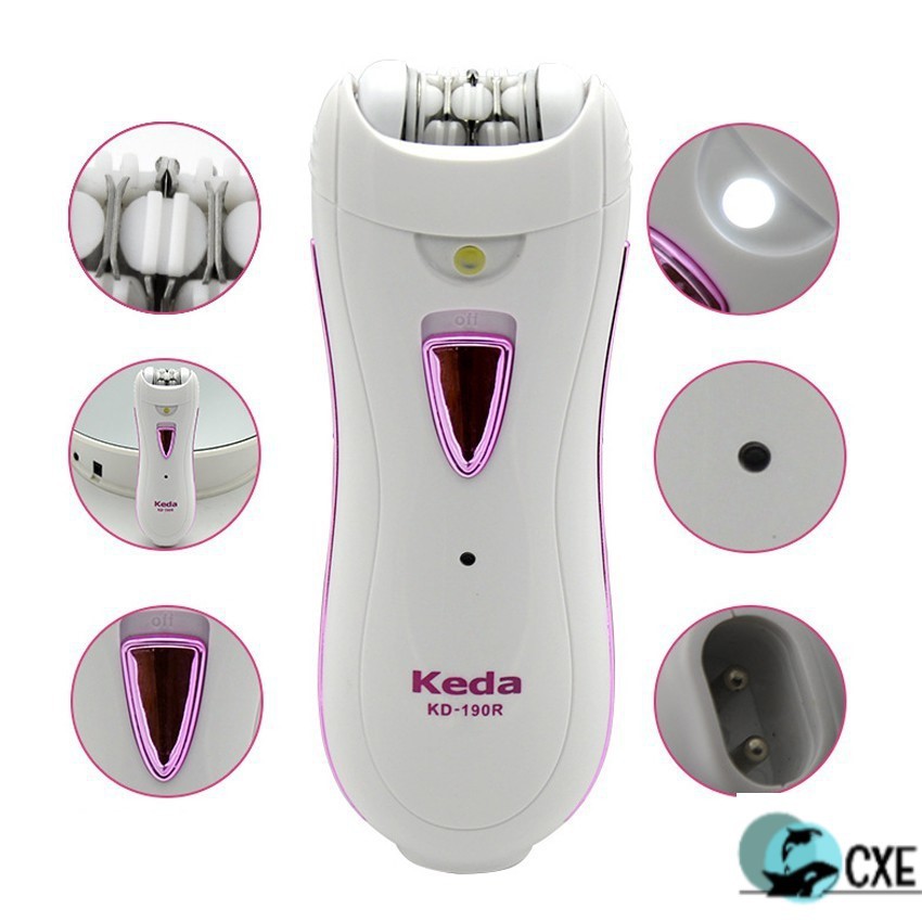 READY STOCK Rechargeable RCH Body Hair Remover Epilator Shaver for Leg  Armpit Pubic Hair Pencukur Rambut | Shopee Malaysia