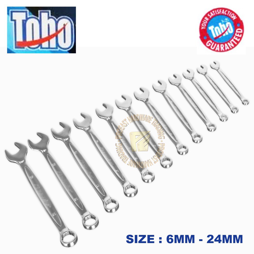 TOHO Combination Spanner Wrench SIZE 6 24MM ( Chrome Plated