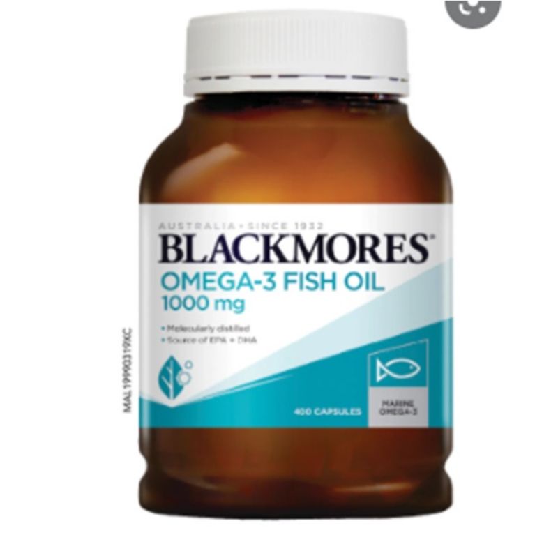 Blackmores Omega3 Fish Oil 1000mg 400's Shopee Malaysia