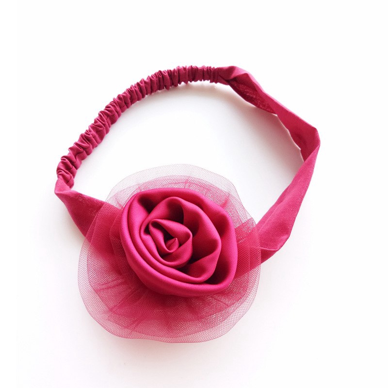 big rose headband