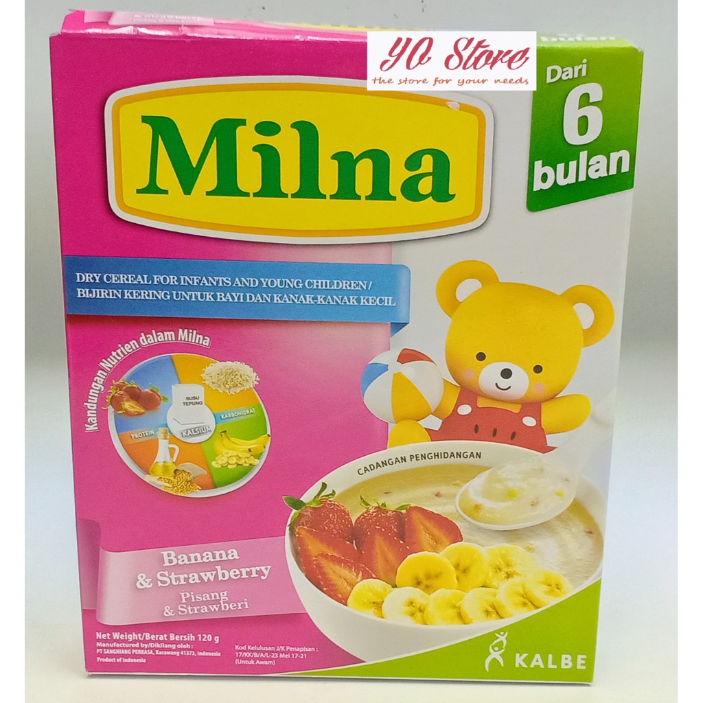 Milna Baby Cereal 6 Months And Above 120g Shopee Malaysia