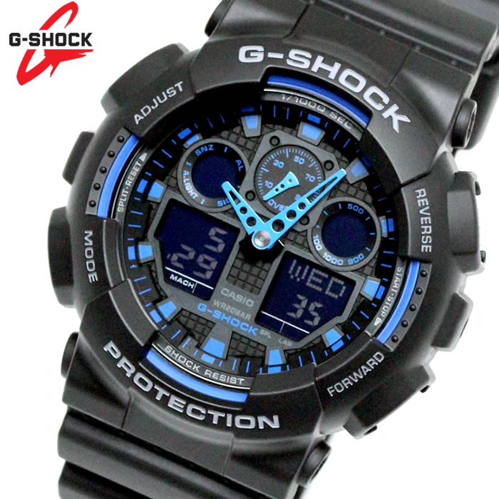 g shock watch in black colour