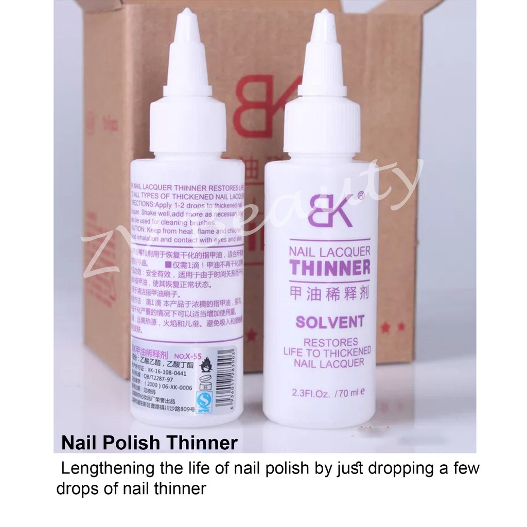 60g Nail Polish Thinner BK 指甲油稀释剂BK Good Quality Thinner | Shopee Malaysia