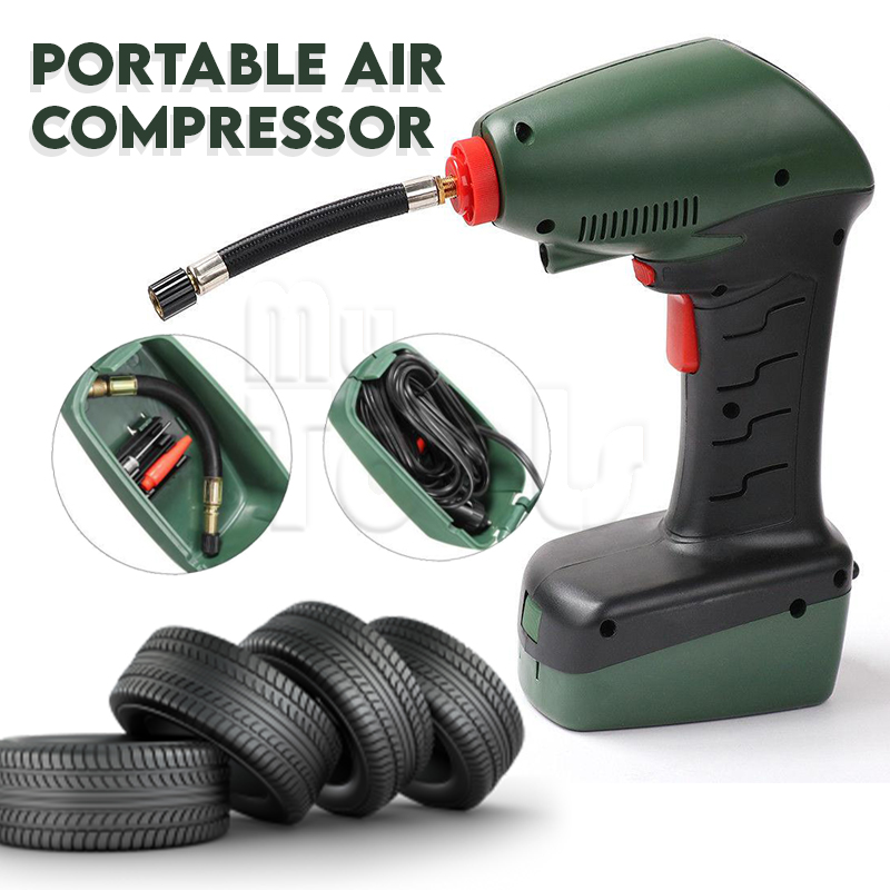 Air Dragon Portable Air Compressor Pump Analog Pressure Emergency Pump