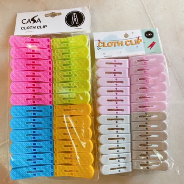 Casa Cloth Clip Clothes Clipper Clips 32pcs Shopee Malaysia