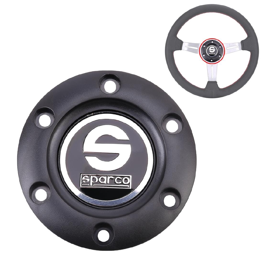SPARCO Car Racing Steering Wheel Horn Button Push, with Cover Shopee