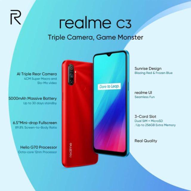 Realme C3 1 Year Malaysia Warranty 100 Original Malaysia Set Shopee Malaysia