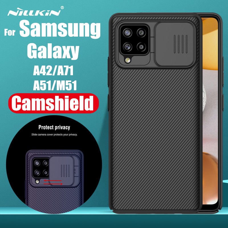 Samsung Galaxy A42/A51/A71/M51 Case NILLKIN CamShield Case Slide Camera