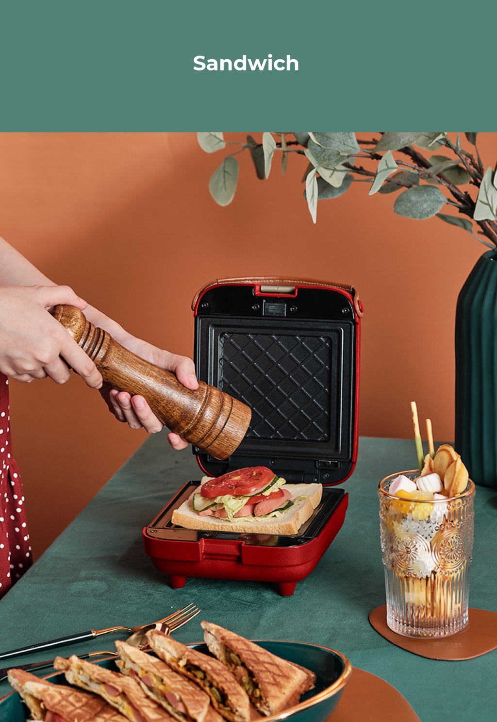 PerySmith 3in1 Waffle Maker EasyCooking Series WM360 Shopee Malaysia