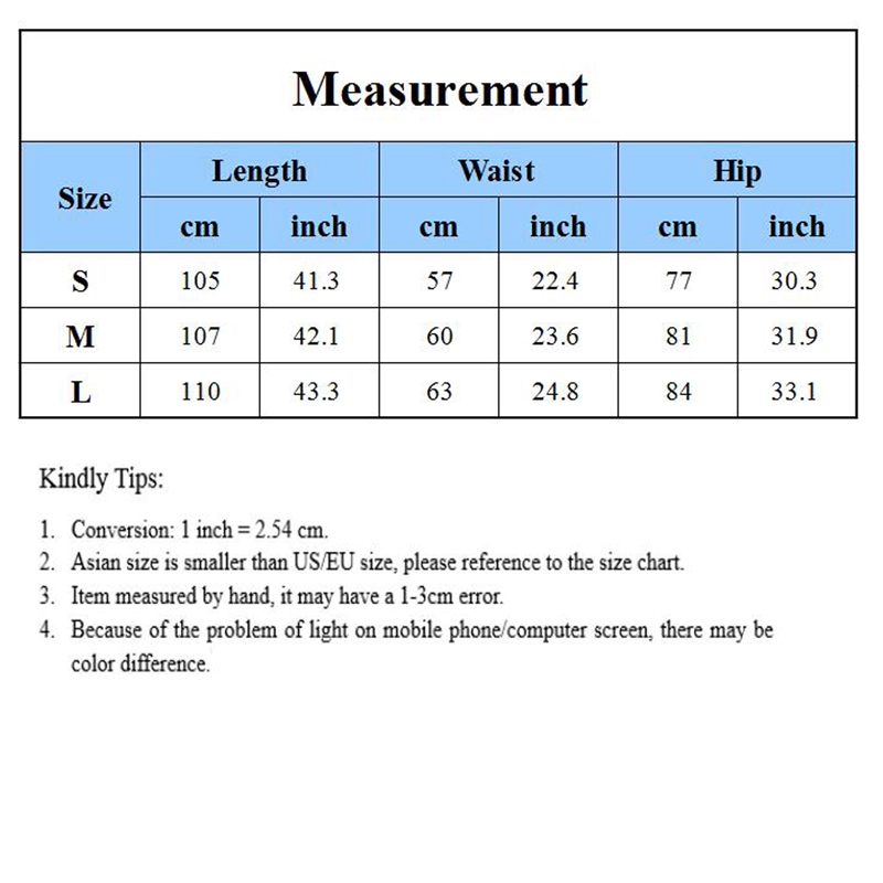 high waist pants size chart