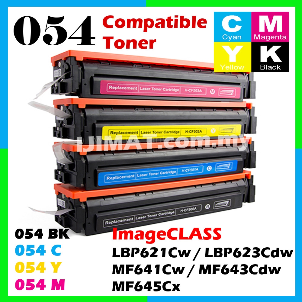 Bcmy Compatible Toner Canon 054h Cartridge Crg 054 Imageclass Lbp621cw Lbp623cdw Mf641cw 4640