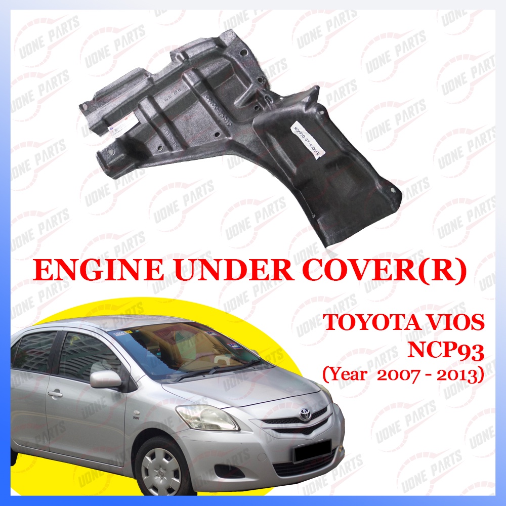 TOYOTA VIOS NCP93 ENGINE UNDER COVER (Year 2007 2013) Shopee Malaysia
