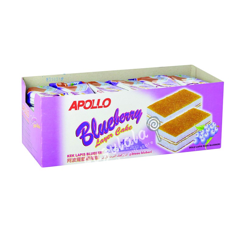 Apollo Cake Blueberry 18g x 24 pcs [BOX] | Shopee Malaysia