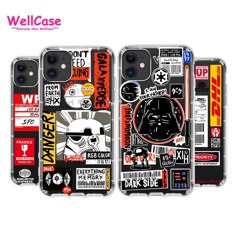Ky Iphone Star Wars Cartoon Casing Clear Soft Cartoon Case Iphone 11 11pro 11promax 6 6s 7 8 6plus 7plus 8plus X Xs Xr Xs Max Express Delivery Dhl Phone Cover Shopee Malaysia