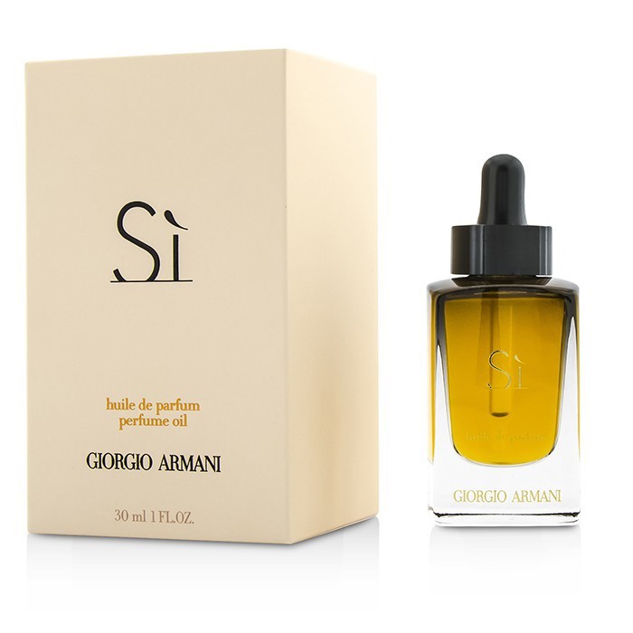 si huile de parfum giorgio armani