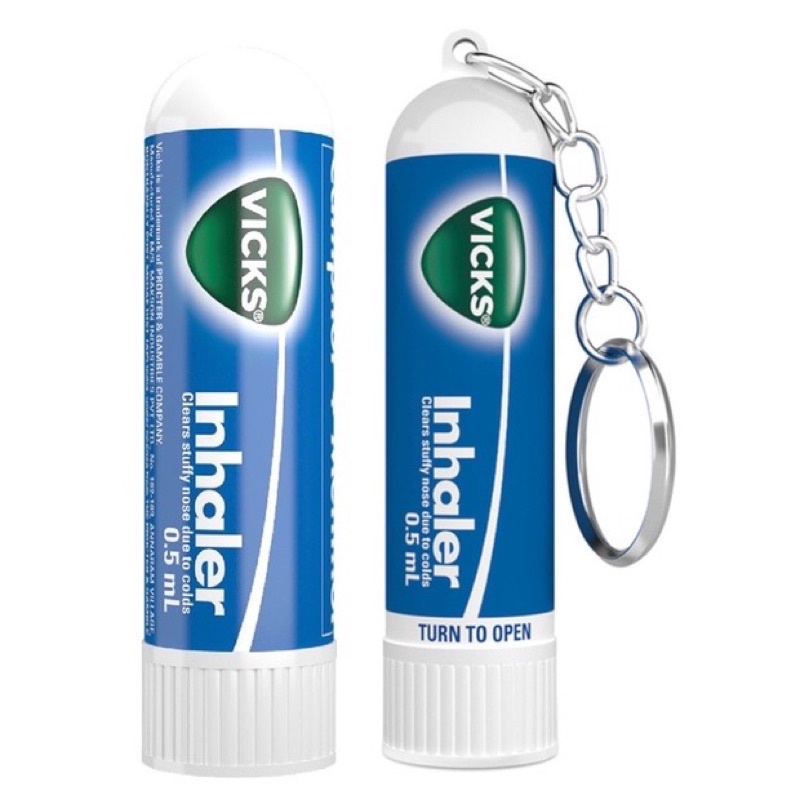 VICKS INHALER CLEAR STUFFY NOSE WITH KEYCHAIN 0.5ML | Shopee Malaysia