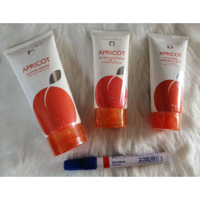 [READY STOCK] NUTRIMETICS APRICOT FOAMING CLEANSER, TONER, OIL FREE