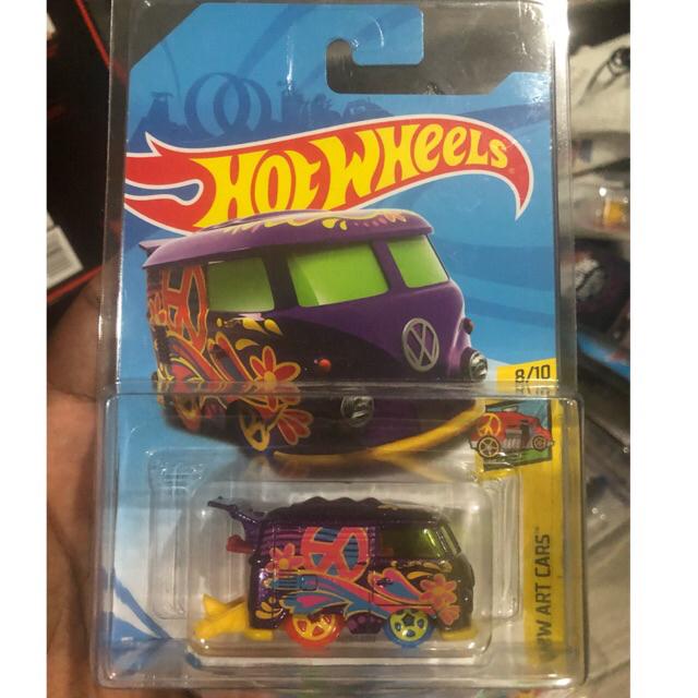 2018 Hot Wheels Purple Kool Kombie Purple VW Van Regular Treasure Hunt 