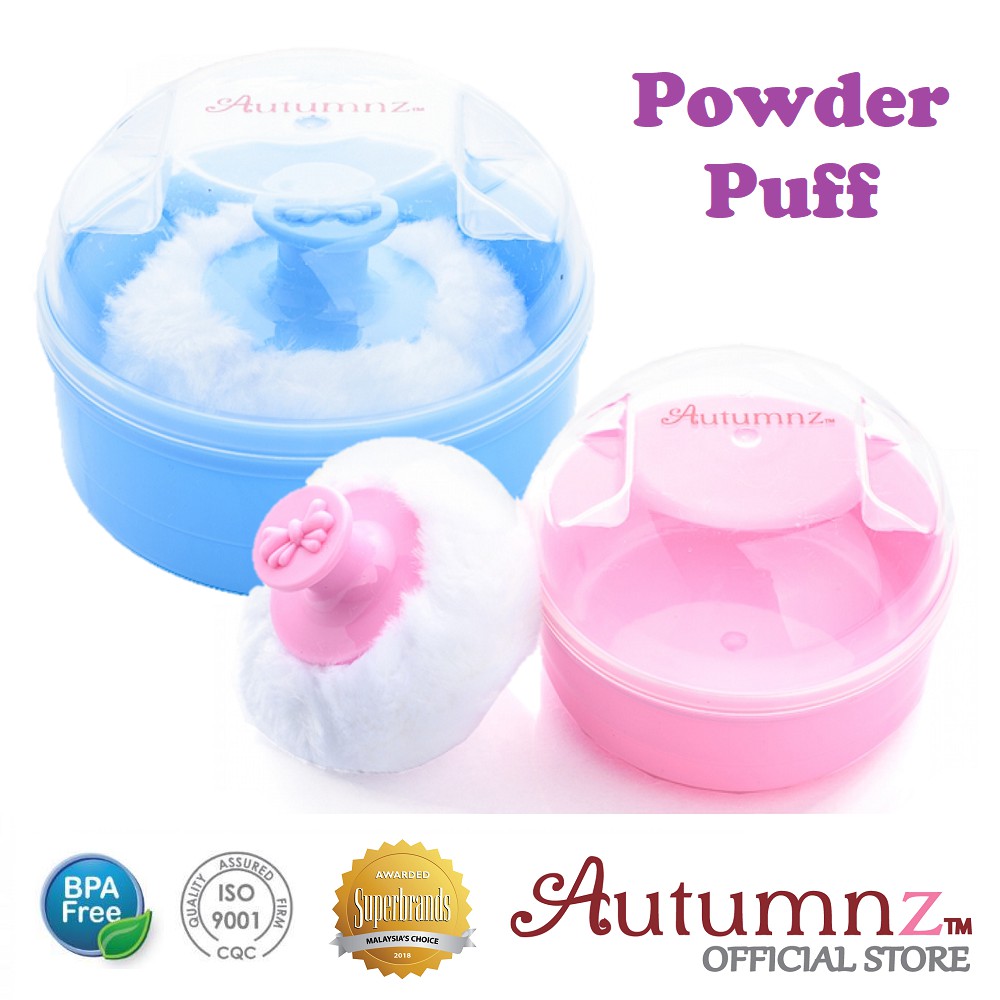 Autumnz Baby Powder Puff Container Shopee Malaysia