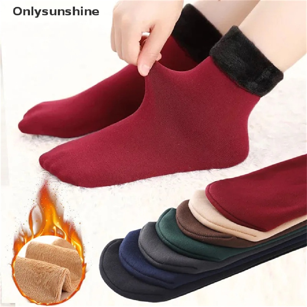 Winter Warm Thicken Thermal Socks Seamless Sock Plus Velvet Floor