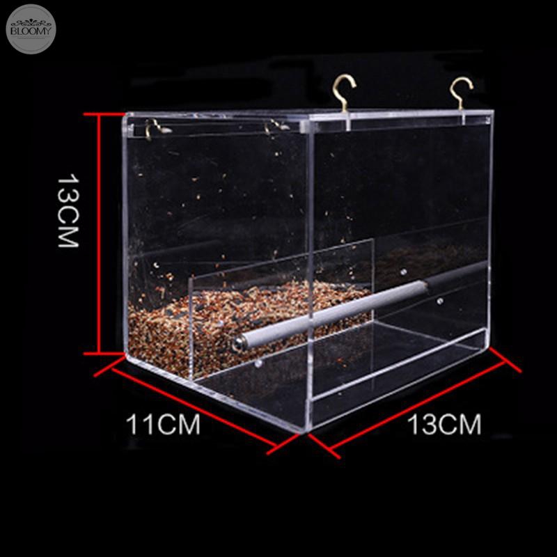 Seed No Mess Bird Feeder Parrot Toys Useful Canary Cockatiel Finch
