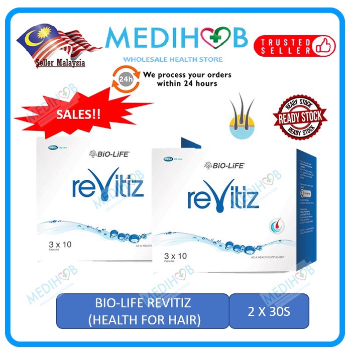 PROMO PACK!!BIOLIFE Revitiz with Amino Ccid (LCysteine), [Hair Health