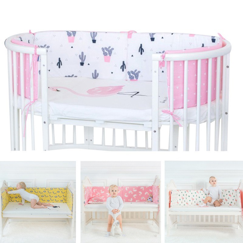 baby crib side cushion