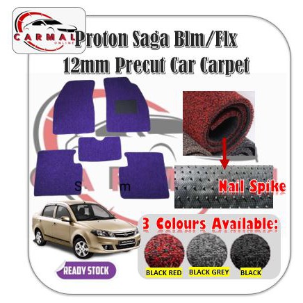 Proton Saga Blm Flx Carpet 5pcs Set For Proton Saga Blm Flx Car Kereta Karpet Kapet Shopee Malaysia