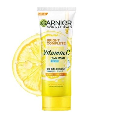 garnier bright complete vitamin c face wash review