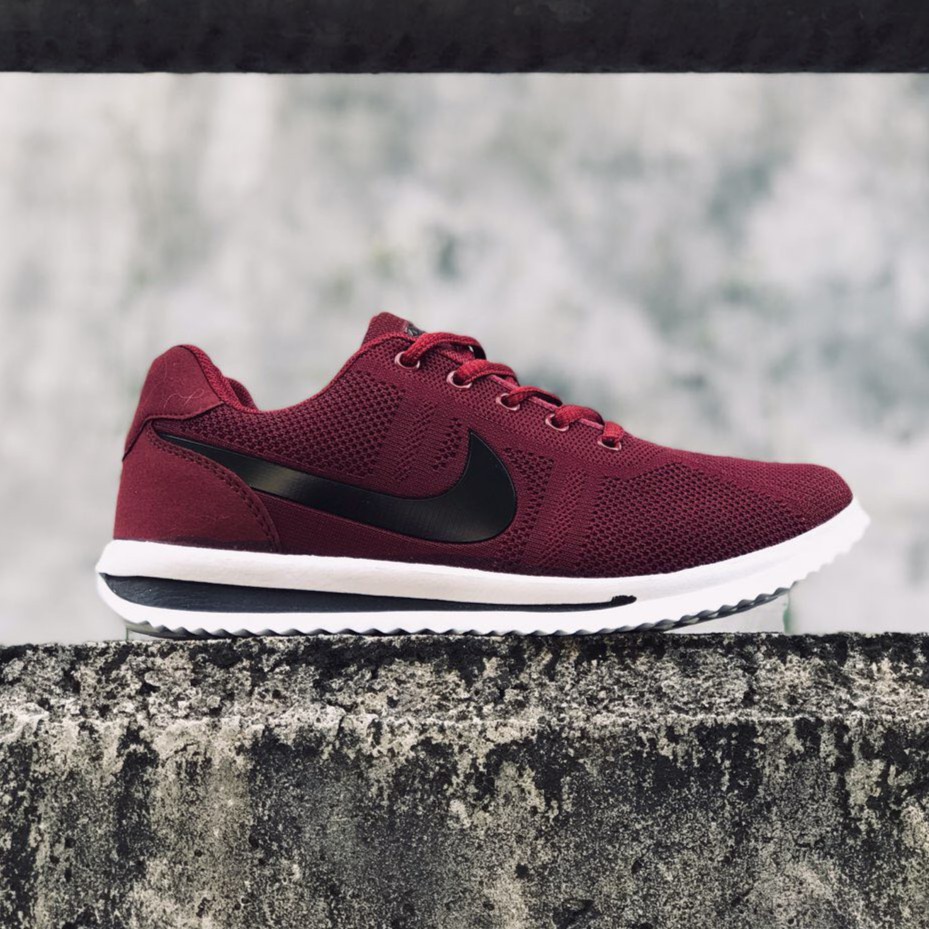 nike cortez maroon