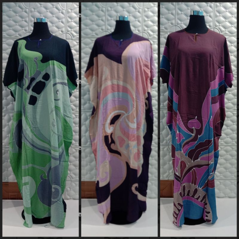 Kaftan Pastel Batik Lukis Tangan Terengganu Shopee Malaysia