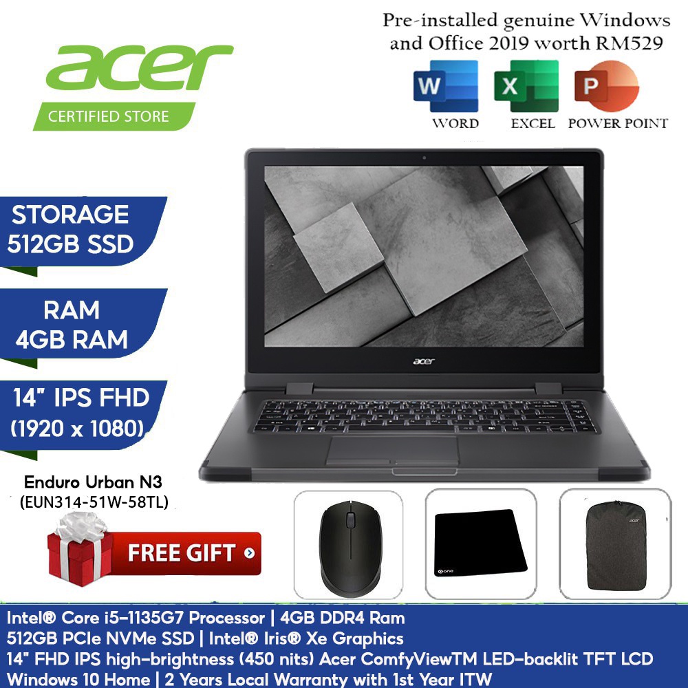 Acer enduro urban n3